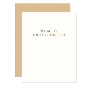 The Social Type Cat Card